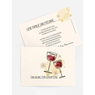 Geburtstagseinladung selbst gestalten mit Spruch und Fotos im Onlinedesigner bei Meine-Kartenmanufaktur.de