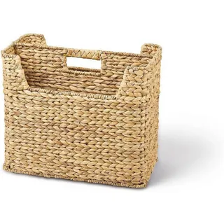 Adam Schmidt Korbwaren Einkaufskorb rechteckig-konisch aus Vollweide 40 x 30 x 22 cm braun