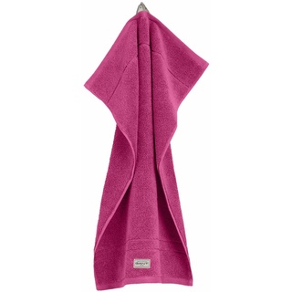 GANT Handtuch - Premium Towel, Frottee, Bio-Baumwolle, Logo, uni Pink 50x100cm