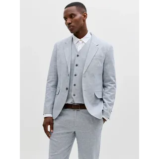 JACK & JONES Sakko JPRMARTIN SUMMER BLZ LINEN BLEND NO06 SN Baumwollmischung, slim fit blau 50