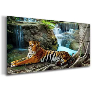 Tulup Glasbild, Natur, Glas, 120x60 cm, Bilder und Zubehör, Wandbilder, Glasbilder