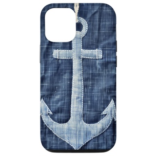 Hülle für iPhone 14 Nautisch Blau Anker Nautisch Marine Segler Marine