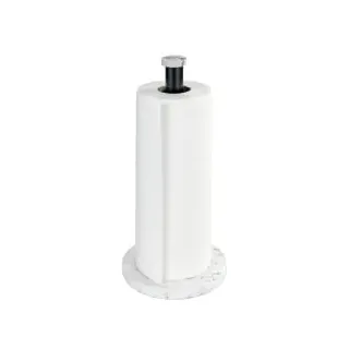 WENKO Küchenrollenhalter Marmor, Marmoroptik, stehend 53213100 , 1 Stück
