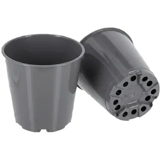 GREEN24 100 Runde Hohe Mini Pflanztöpfe Ø 6 cm Anzuchttöpfe Pflanztöpfe Blumentöpfe Saattöpfe runde glänzende Töpfe (100 Stück)