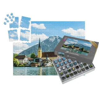 puzzleYOU: SMART Sorted® „Tegernsee in Bayern, Deutschland“ – aus der Puzzle-Kollektion Tegernsee, Landschaft
