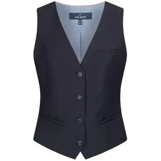 HECHTER PARIS Anzugweste HECHTER PARIS Corporate Weste Damen Tailored Modern Fit Marine blau M (42)