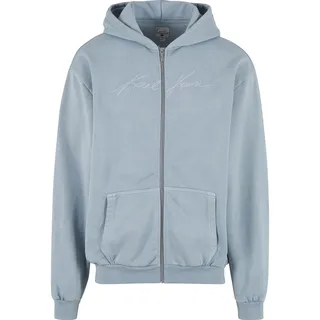 Karl Kani Autograph Heavy OS Zip Hoodie - blau
