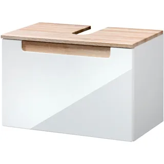 WELLTIME Waschbeckenunterschrank Siena 60 x 40 cm Weiß