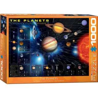 Puzzle 1000 Teile Puzzle - Puzzle - Die Planeten unseres Sonnensystems, Puzzleteile
