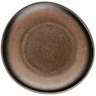 Rosenthal Junto Frühstücksteller 16 cm Braun/Bronze