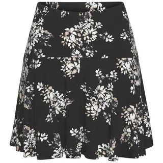 LASCANA Hosenrock Damen Floral Schwarz/Weiß 40