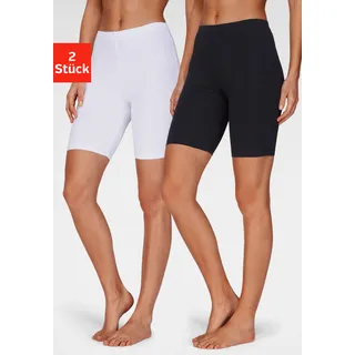 Radlerhose VIVANCE ACTIVE Gr. 56/58, N-Gr, schwarz (1 x weiß, 1 schwarz) Damen Hosen Sport Shorts
