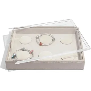 Stackers Schmuckkästchen für Armbänder Charms classic taupe mit Deckel