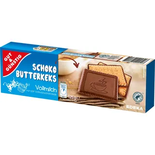 Gut&Günstig Schoko-Butterkeks Vollmilch 125 g