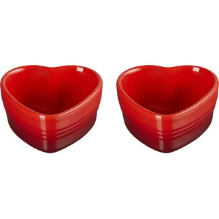 Le Creuset Herz-Auflaufförmchen 2er Set 350 ml