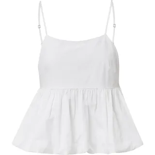 QS Babydoll-Blusentop | QS x Sarah & Tini - weiß - 42