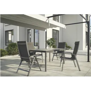 MWH Core/Alutapo Gartenmöbel-Set 7tlg - Iron Grey
