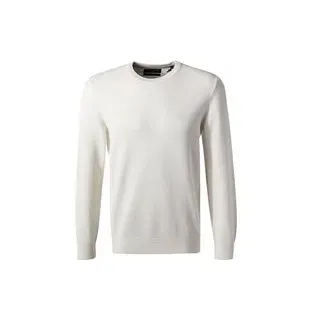 Marc O'Polo Herren Pullover weiß unifarben, weiß, Frühjahr/Sommer 2024