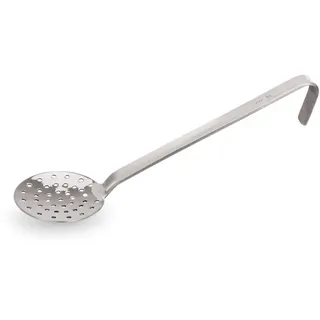 WAS Germany 8x Schaumlöffel 23 cm, Ø 12 cm, Gastro, Chromnickelstahl silber