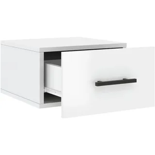 vidaXL Nachtschrank 2 Stk. 35 x 35 x 20 cm Hochglanz-Weiß