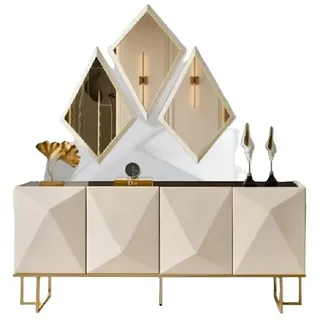 JV Möbel Sideboard 54 x 87 x 210 cm Beige
