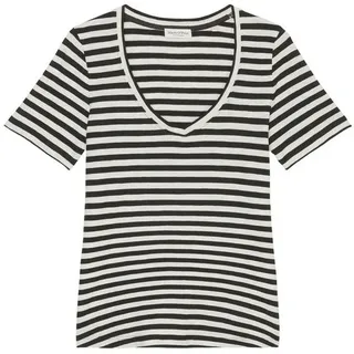 Marc O'Polo Shirtbluse T-shirt, short sleeve, v-neck, stri MHochstetter & Lange GmbH & Co. KG