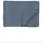 Plaid 130 x 170 cm Blau/Grau