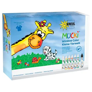 Kreul Mucki Window Color Set 7 St. 29 ml Transparent