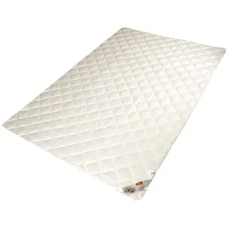 Garanta Schafwoll Rubin Matratzenauflage 180 x 200 cm weiß