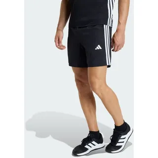 adidas Workout Essentials Base 3 Streifen Woven Shorts Schwarz/Weiß L