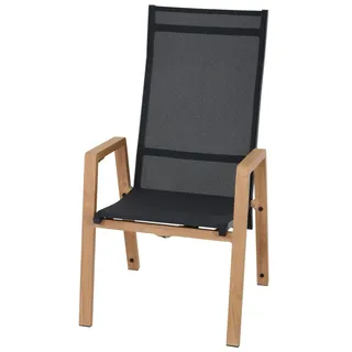 Siena Garden Catania Dining Sessel 60 x 67,5 x 111 cm schwarz-braun