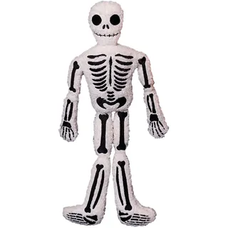 Dubbulon Skelett Plüschtier, Halloween Kissen Skelett Dekokissen, Wohndekor Für Büro Sofa Schreibtisch Schlafzimmer Fotos Tisch Couch Bett, Erwachsene Mädchen Kinder