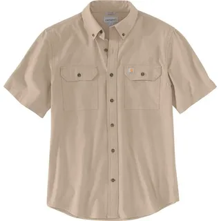 CARHARTT Chambray Kurzarmhemd Beige S