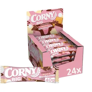 CORNY BIG Chocolate, Biscuit & Marshmallow flavour Müsliriegel 24 Riegel, 24 St.