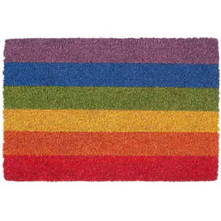 Nicola Spring Coir -Türmatten - 60 X 40cm - Regenbogen - Pack Von 2