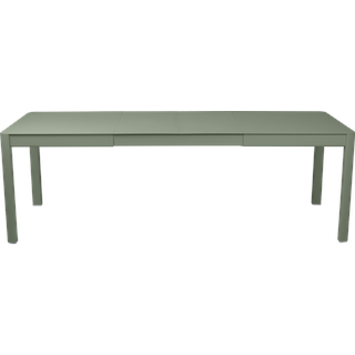 Fermob RIBAMBELLE Tisch mit 2 Einlegeplatten aus Aluminium 149/234x100 cm - Kaktus - Aluminium/Aluminium - 100