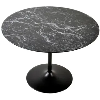 SalesFever Esstisch rund Ø 110 cm schwarz