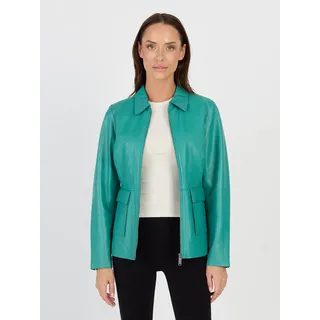 JCC Lederjacke 3102222 deep turquoise), | 42