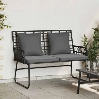 vidaXL Gartenbank 113 x 69 x 83 cm Schwarz