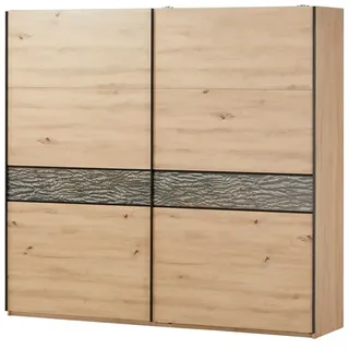 Sconto Schwebetürenschrank Birmingham 240 x 226 x 63 cm Holzfarben