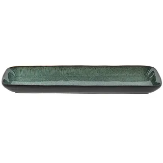 BITZ Servierplatte rechteckig in Farbe schwarz/grün