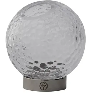 AYTM - Globe Bubbles Vase Ø 10 cm, klar / silber