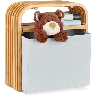 Hocker mit aufbewahrung Sitzhocker aus Bambus Garderoben-Schemel leicht 2,4 kg