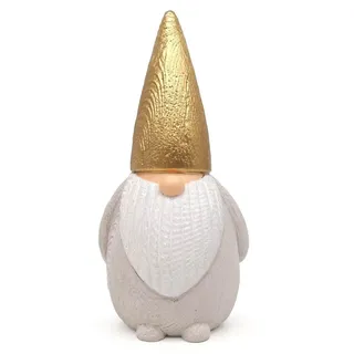 Große goldene Wichtel Dekofigur