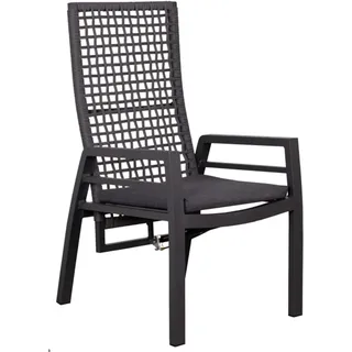 bene living Lucena Relaxsessel 78 x 62 x 122 cm grau