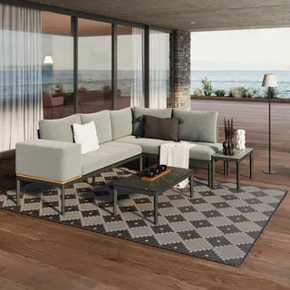 mömax Loungegarnitur Emilia Loungemöbel beige