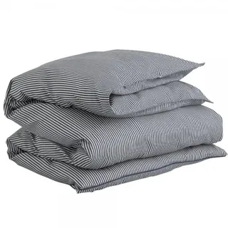GANT Yarn Dyed Stripe Single Duvet Evening Blue 135X200