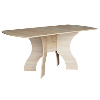 Rodnik Esstisch, ausklappbar, kompakt beige