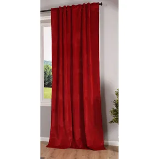 Gardinenbox Milano Schlaufen 235 x 135 cm Rot 1 Stück