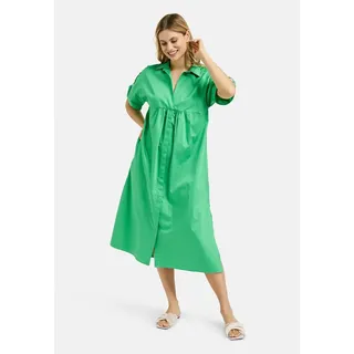 Milano Italy Sommerkleid mit Seitenschlitze grün 34